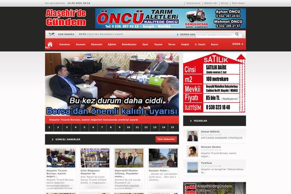 Trendhaber theme site design template sample