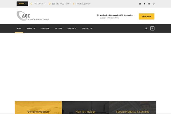 Realfactory theme site design template sample