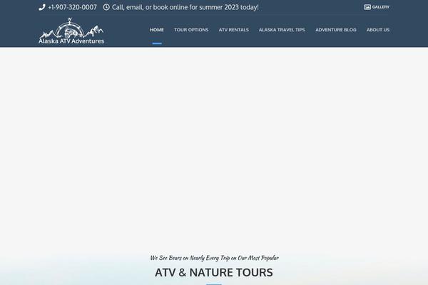 Site using Mobile Contact Bar plugin