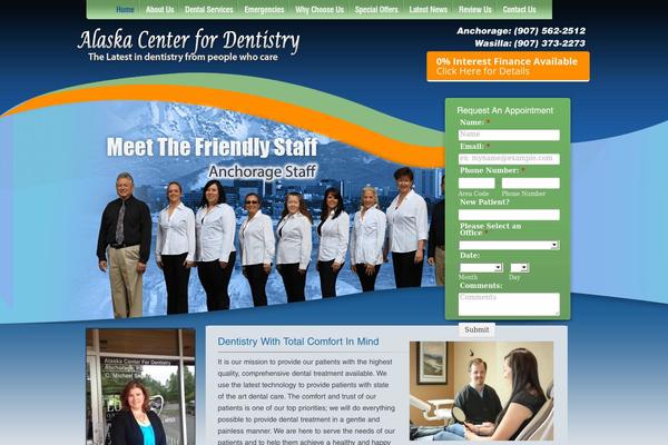 alaskacenterfordentistry.com site used Alaskacd1