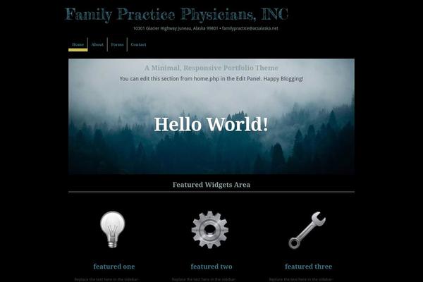 Pilot Fish theme site design template sample