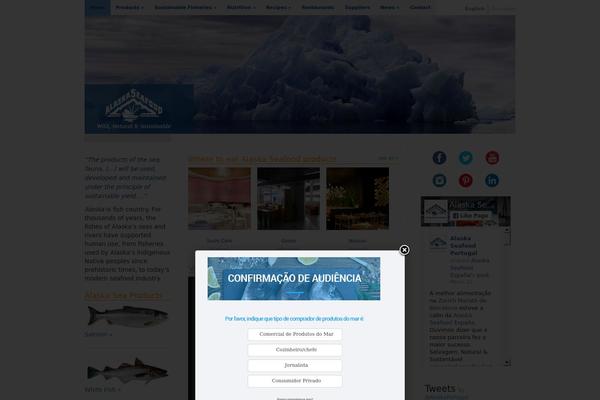 alaskaseafood.pt site used Alaska