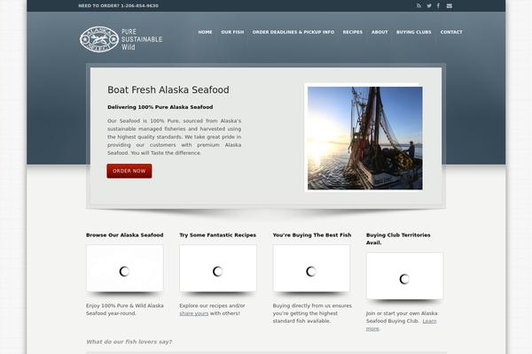 Karma theme site design template sample