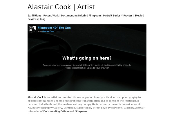 AutoFocus theme site design template sample