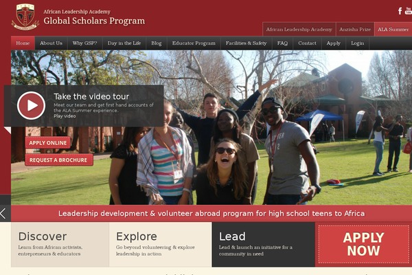 Ala theme site design template sample