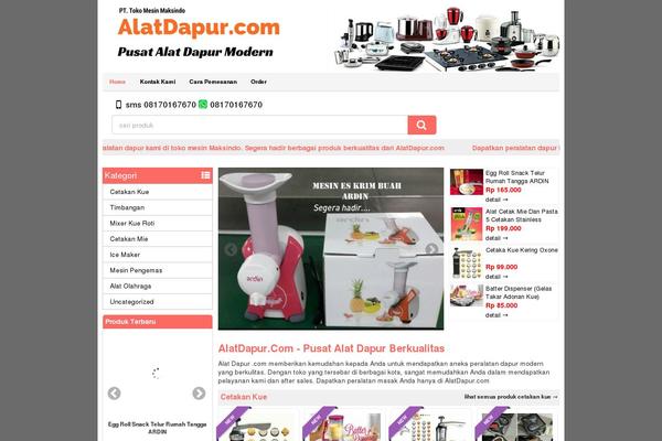 WP-Grosir theme site design template sample