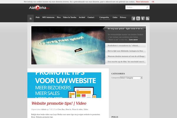 Revolution theme site design template sample