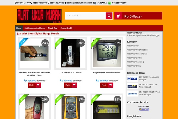 alatukurmurah.com site used Wp-pasar