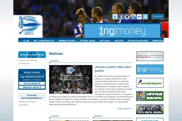 alaves.com site used Alaves