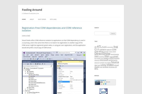Scaffold theme site design template sample
