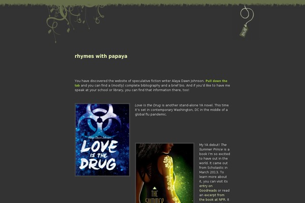 alayadawnjohnson.com site used Foliagemod