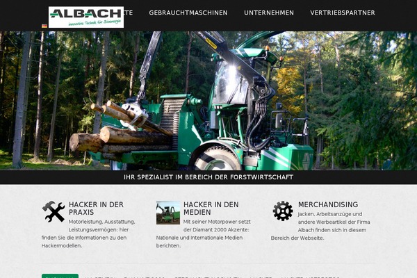 albach-maschinenbau.de site used Radial