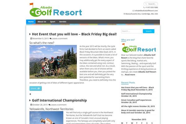 albadiagolfresort.com site used The WP