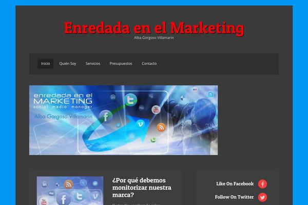 volta theme site design template sample