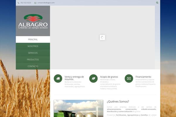 Vertikal theme site design template sample