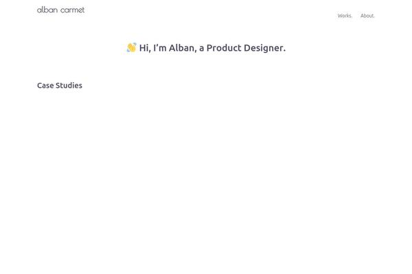 Kalium theme site design template sample