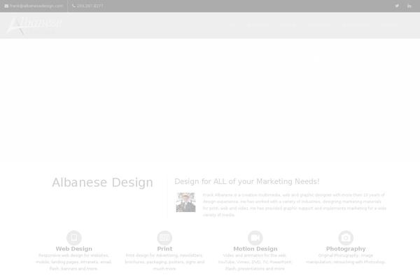 Creativo theme site design template sample