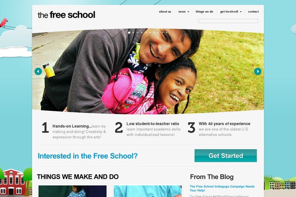 albanyfreeschool.org site used Foliostudio