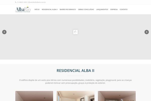 Residence Child theme site design template sample