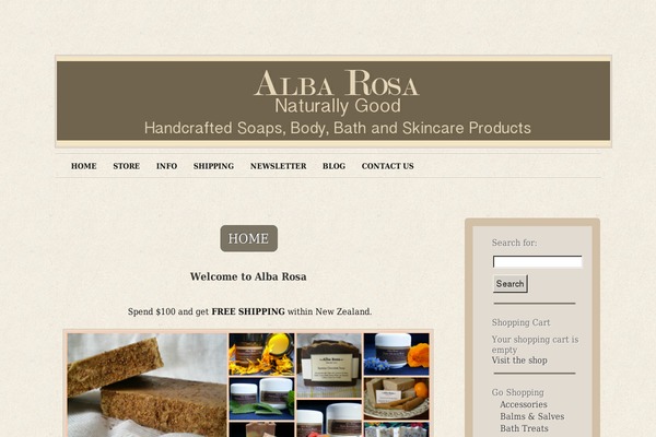 albarosa.net.nz site used Liquorice