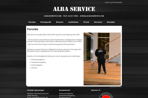Sandbox theme site design template sample