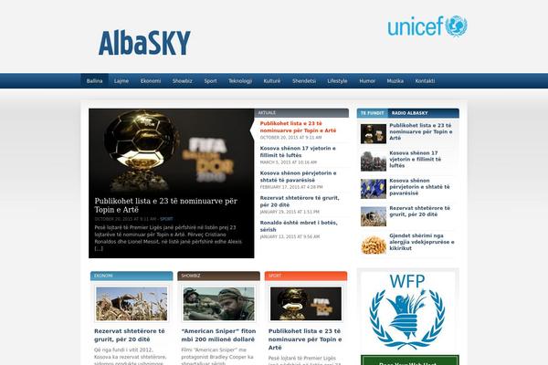 Sportpress theme site design template sample