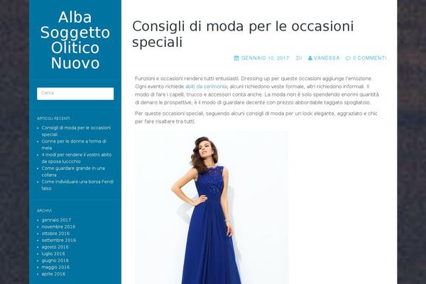 Flat-Sky theme site design template sample