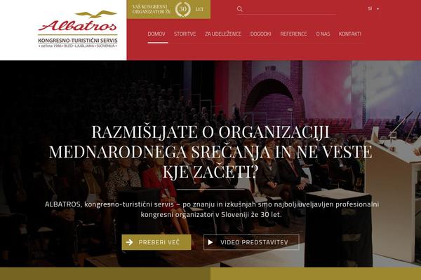 Albatros theme site design template sample
