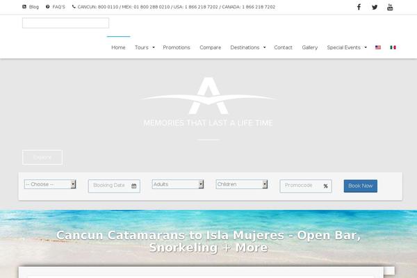 Albatros theme site design template sample