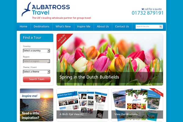 Albatross theme site design template sample