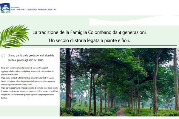 albavivai.com site used Albavivai-tema