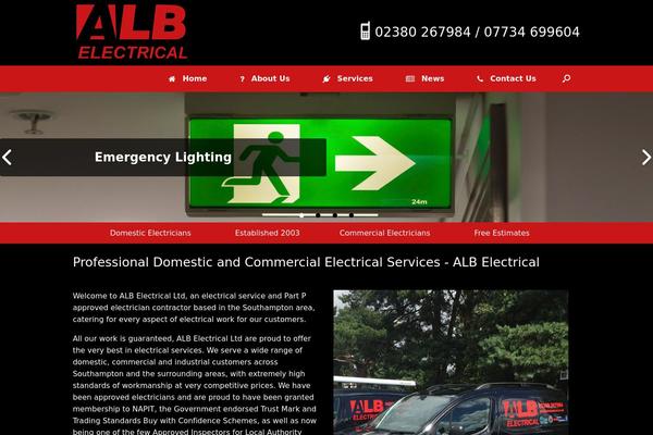 Site using Parallax Scroll plugin