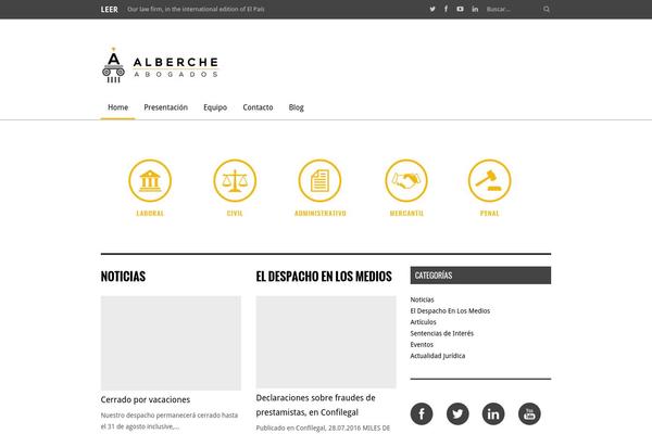 Rigel theme site design template sample