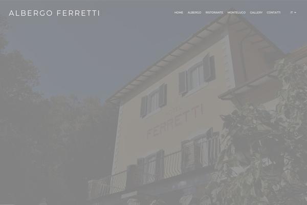 albergoferretti.com site used Rokka-child