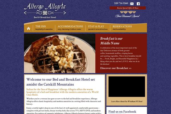 Albergo theme site design template sample