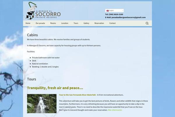 Twentythirteen Child theme site design template sample