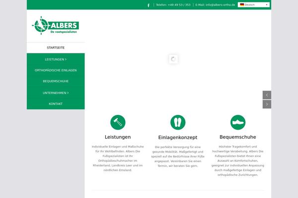 Vertikal theme site design template sample