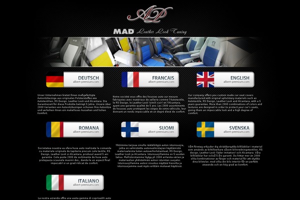 Prestige Light theme site design template sample