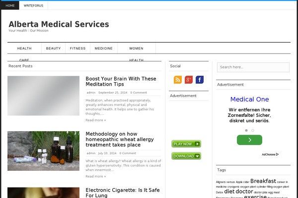Silver_mag_lite theme site design template sample
