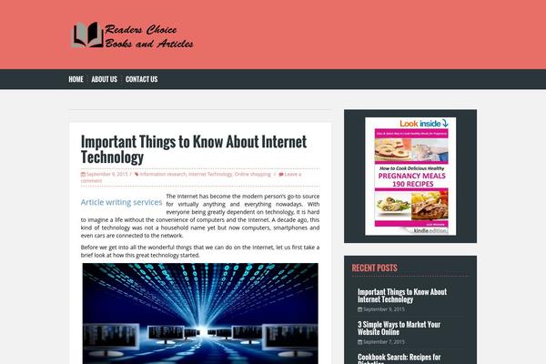 Solon theme site design template sample