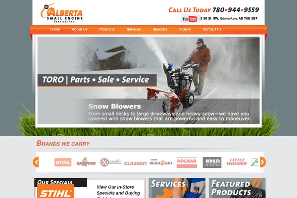 albertasmallengine.com site used Alberta