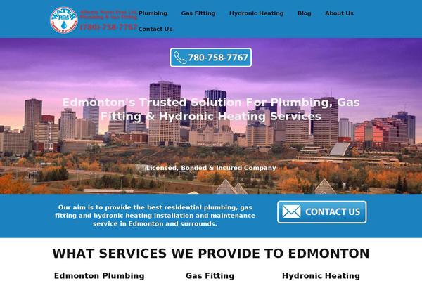 Squared theme site design template sample