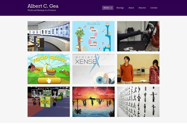 Portfolio Press theme site design template sample