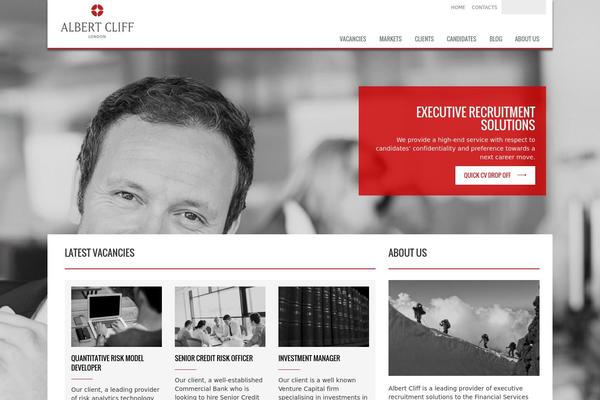 albertcliff.com site used Albert