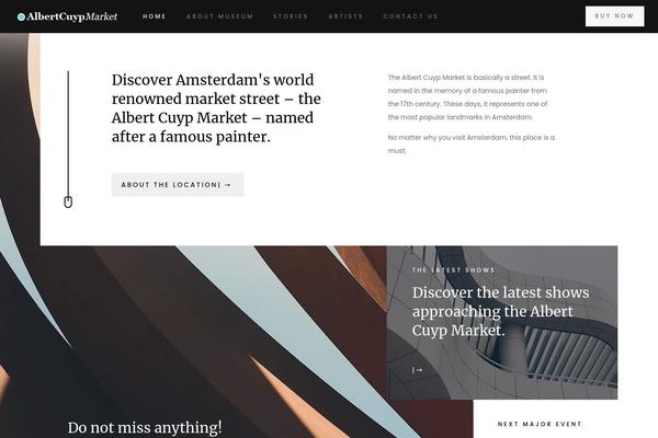 BeTheme Child theme site design template sample