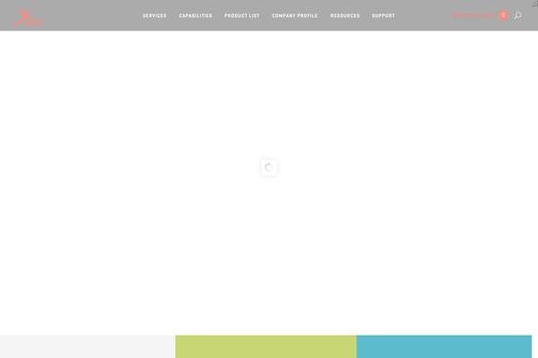 Blu theme site design template sample