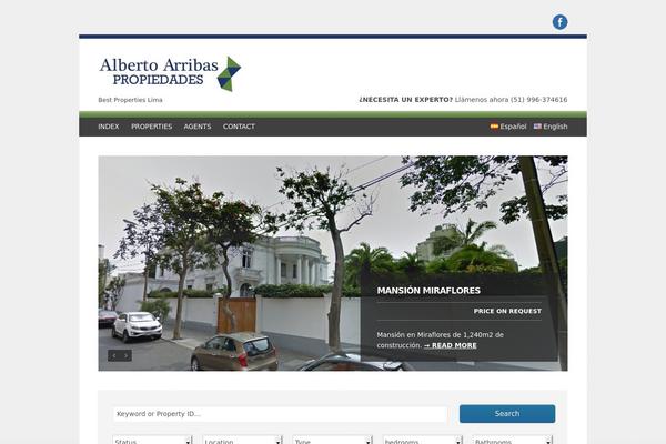 Wpcasa theme site design template sample
