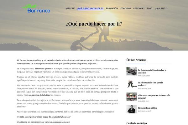 albertobarranco.com site used Fabriq