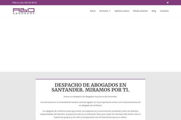 albertobolado.com site used OceanWP
