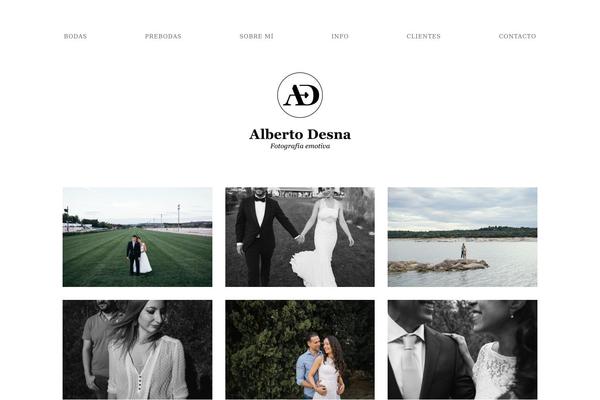 Rebecca theme site design template sample